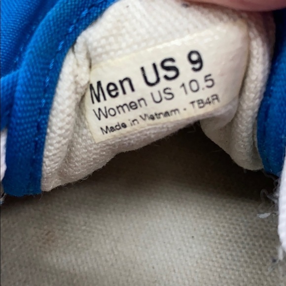 Vans Unisex M9, W10.5 blue sneakers - Picture 2 of 9